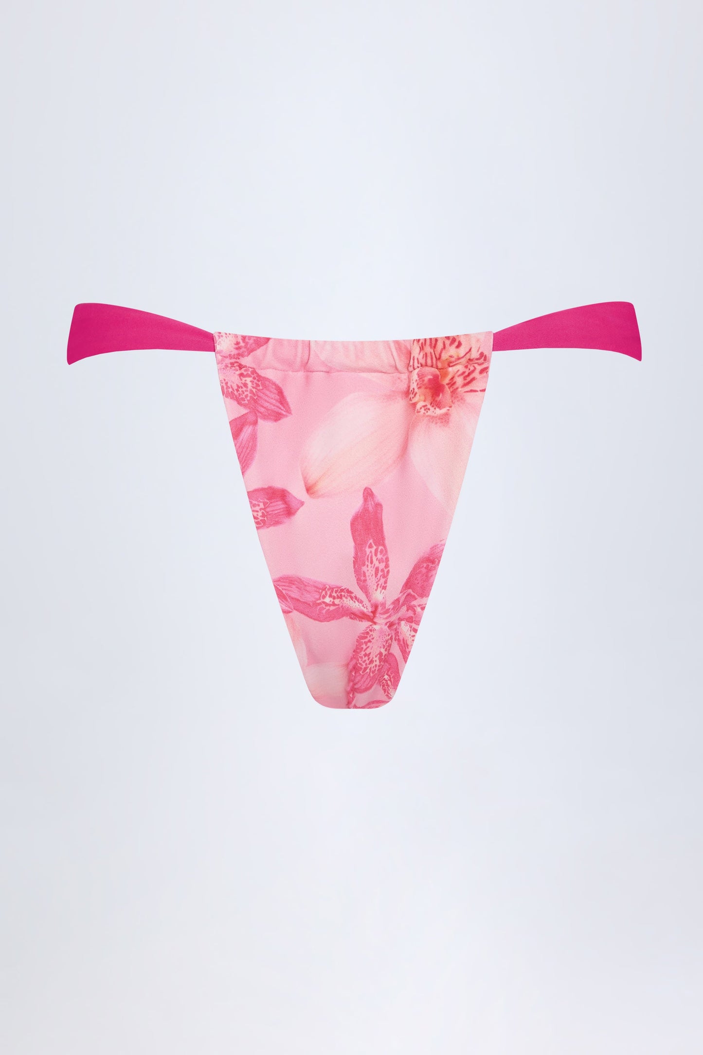 Cheeky Bikini Bottoms in Pink Orchid Print