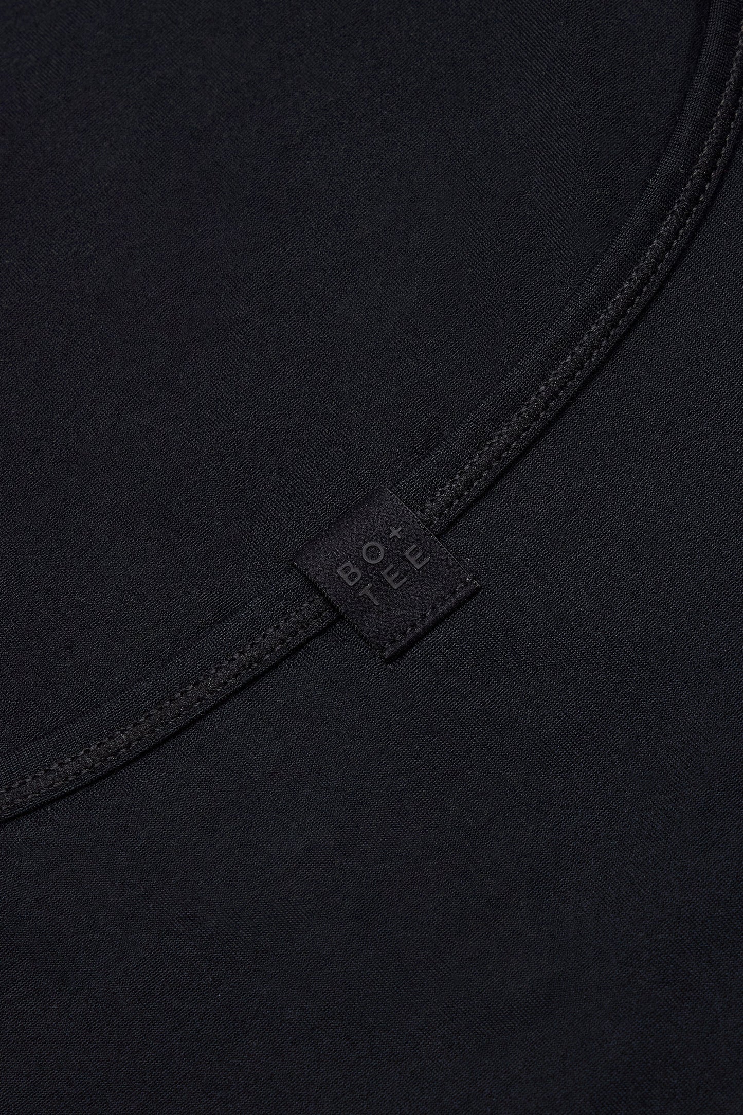Cross-Back Tank Top in Black