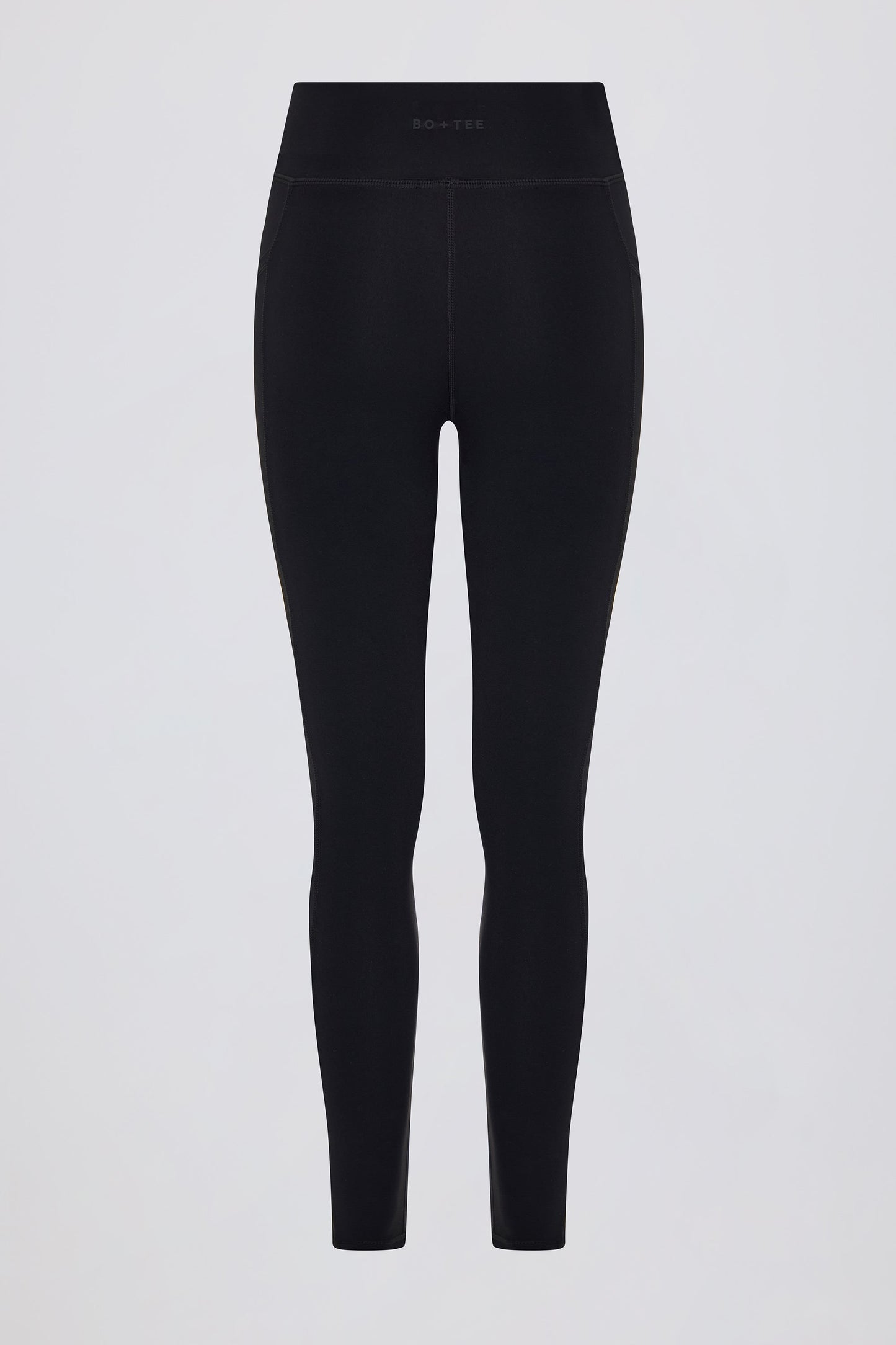 Soft Active Crossover Pocket Leggings in Black