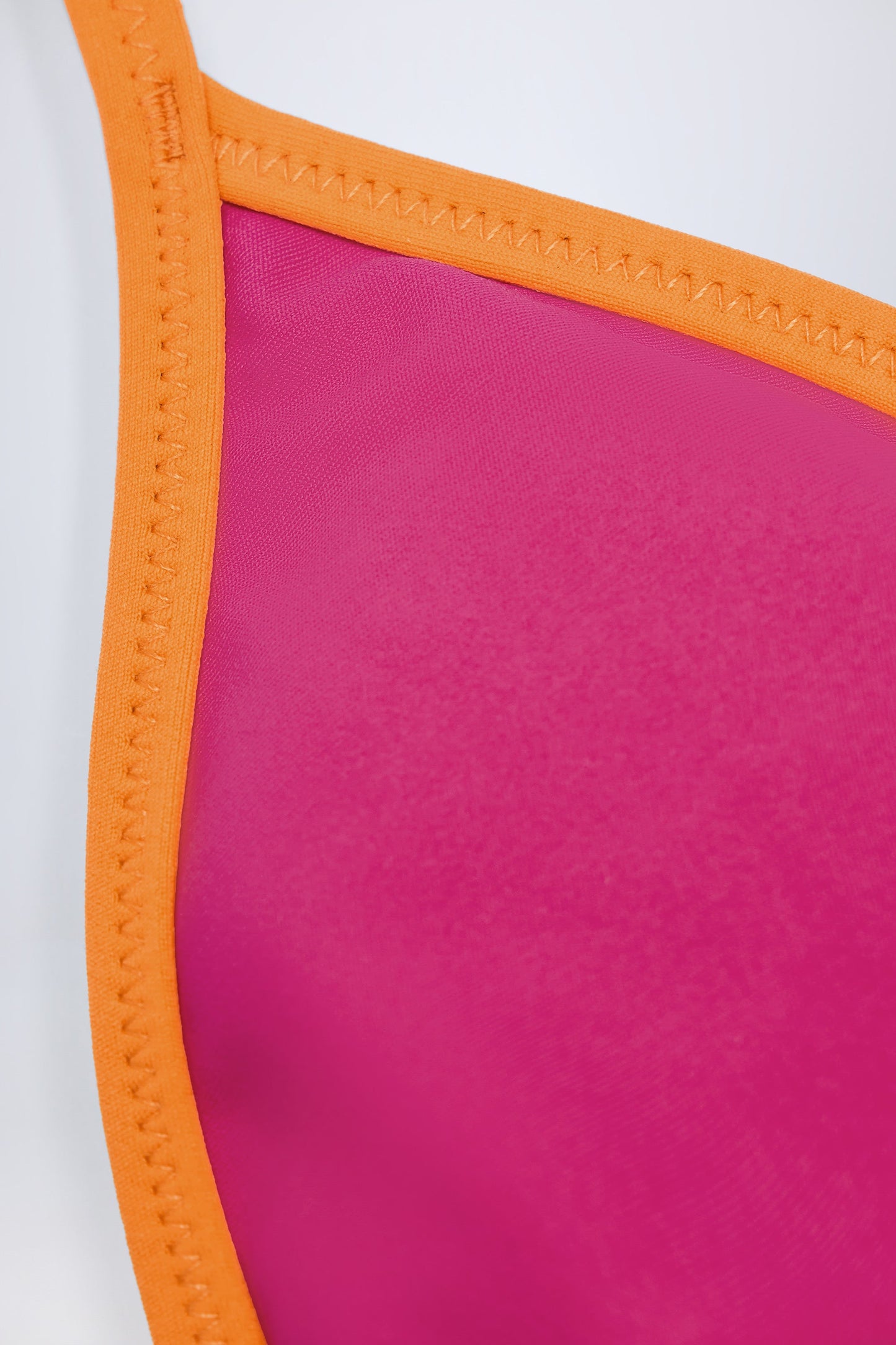 Triangle Bikini Top in Fuchsia
