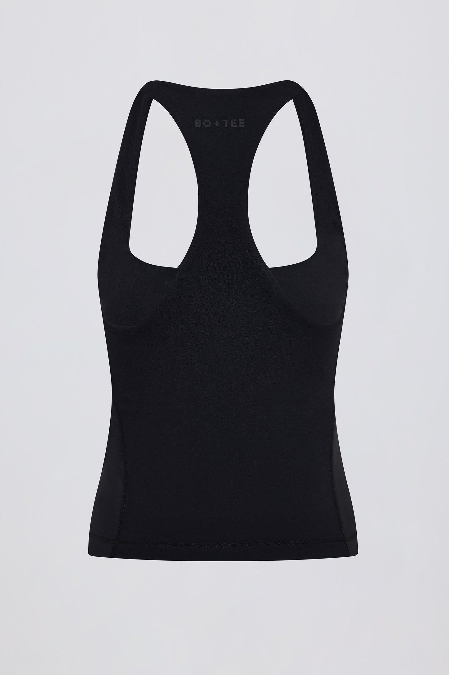Soft Active Racerback Tank Top in Black