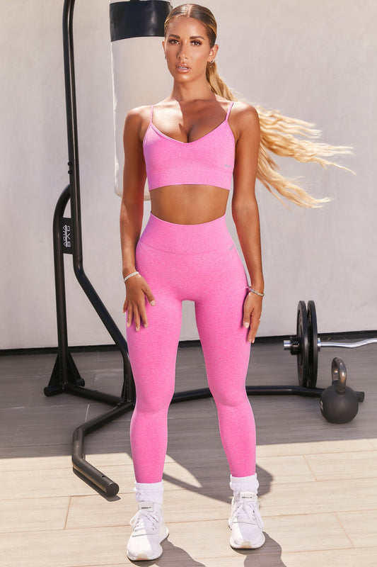 Unstoppable Petite Seamless Full Length Leggings in Pink