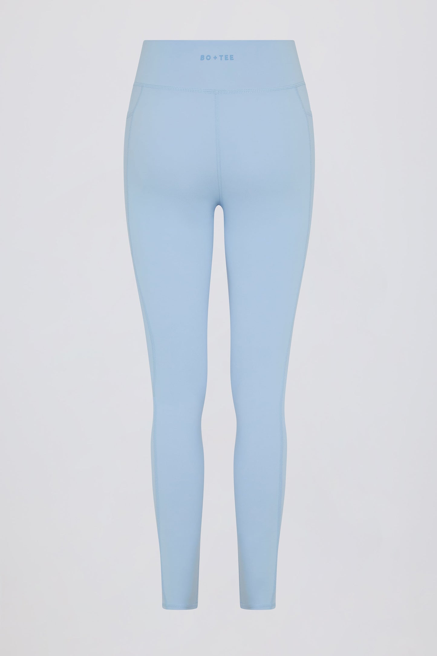 Soft Active Crossover Pocket Leggings in Sky