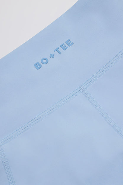 Soft Active Crossover Pocket Leggings in Sky